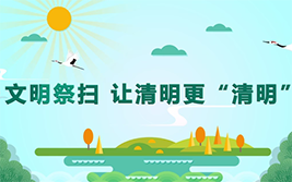 MG动画倡议文明祭扫 让清明更“清明”