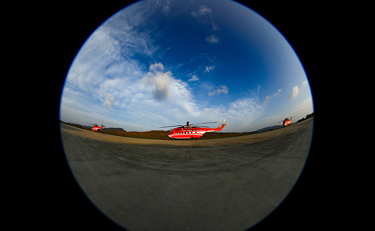 昆明航空救援支队开展直升机救援飞行训练